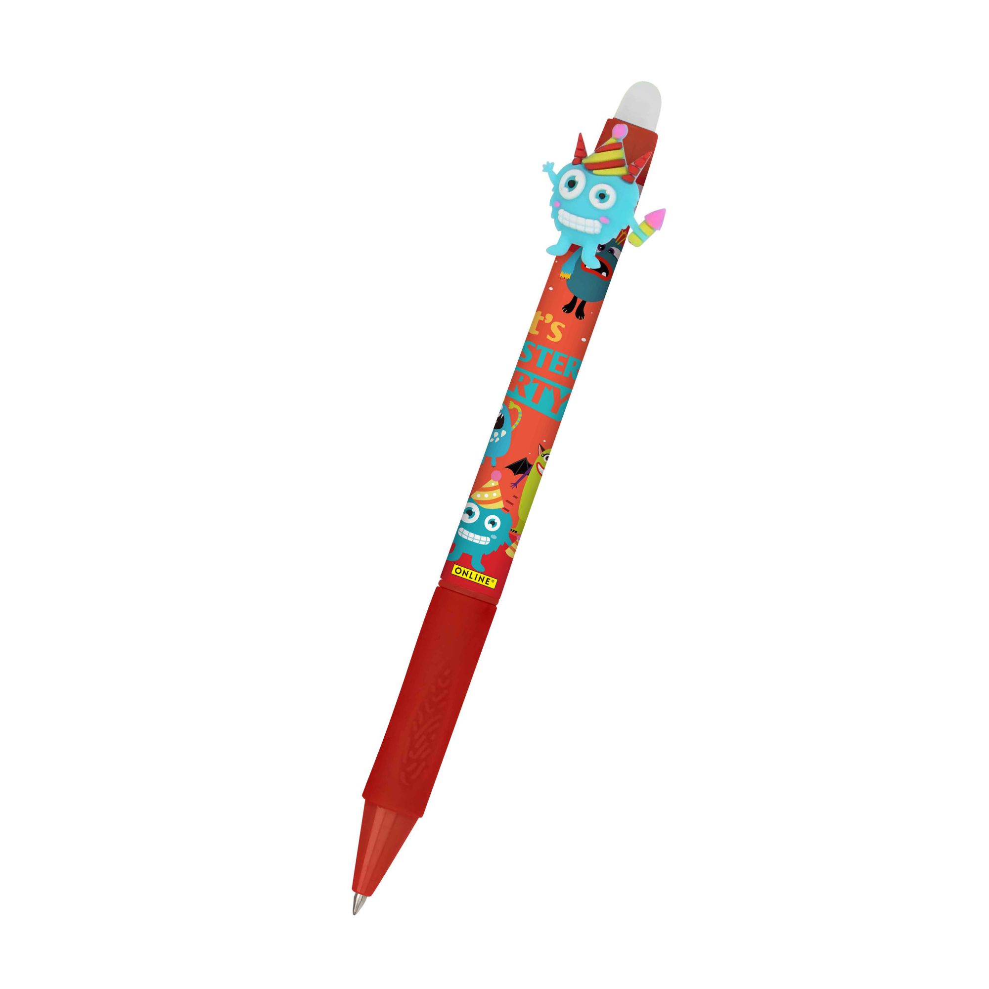 Erasable gel pen ONLINE magiXX Fun  Monster Red