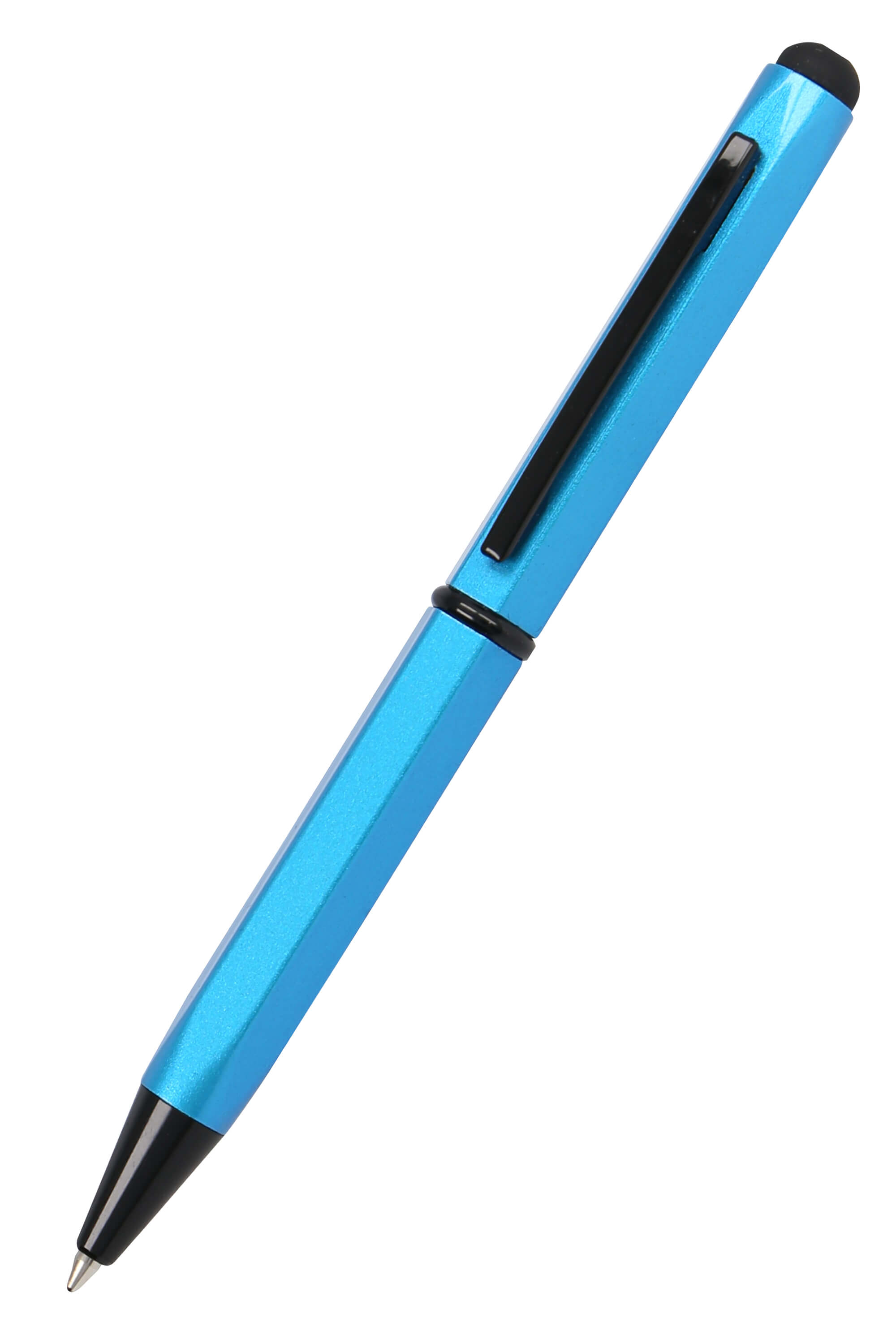 Ballpen Hexagon Stylus Blue