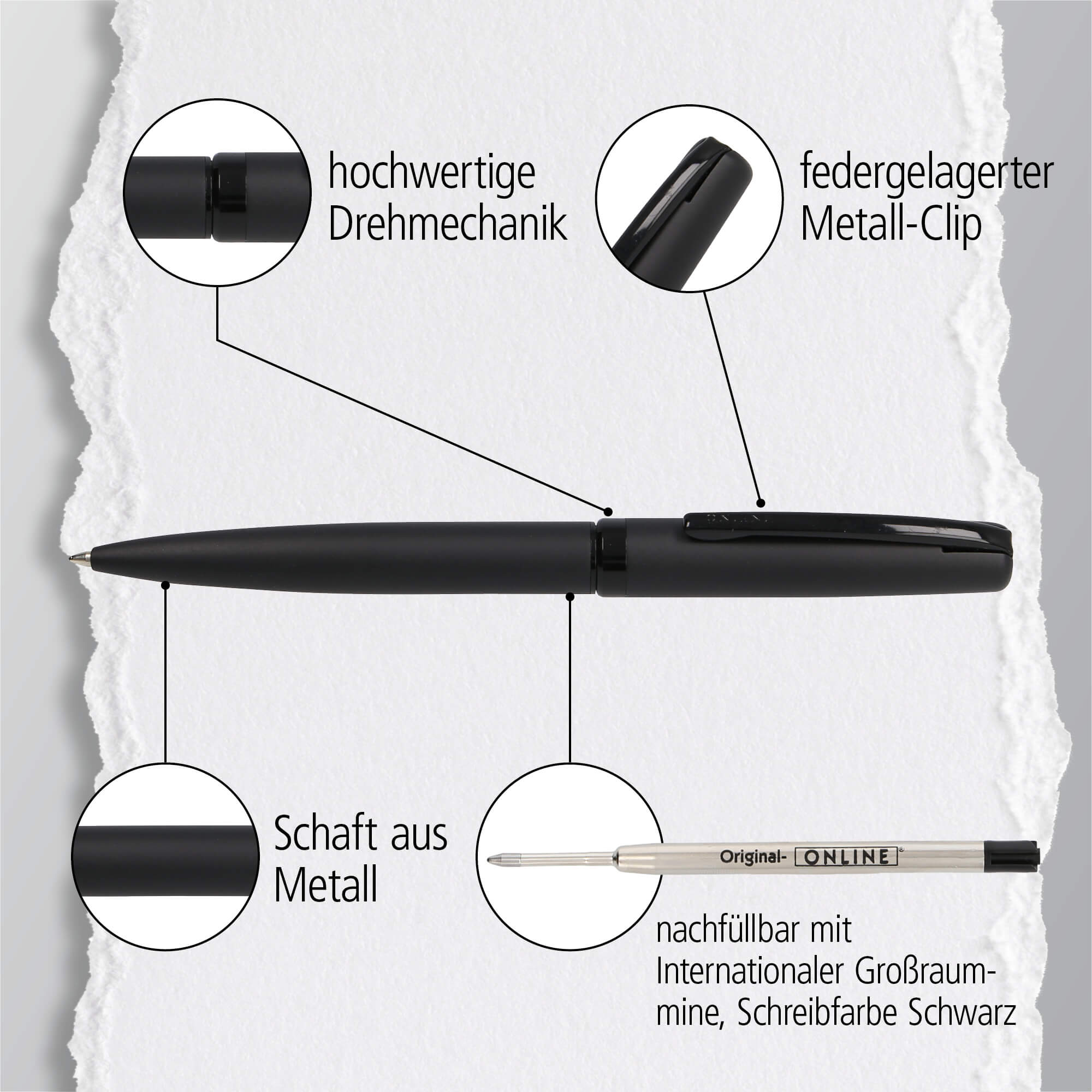 Ausgestattet mit einer hochwertigen Drehmechanik