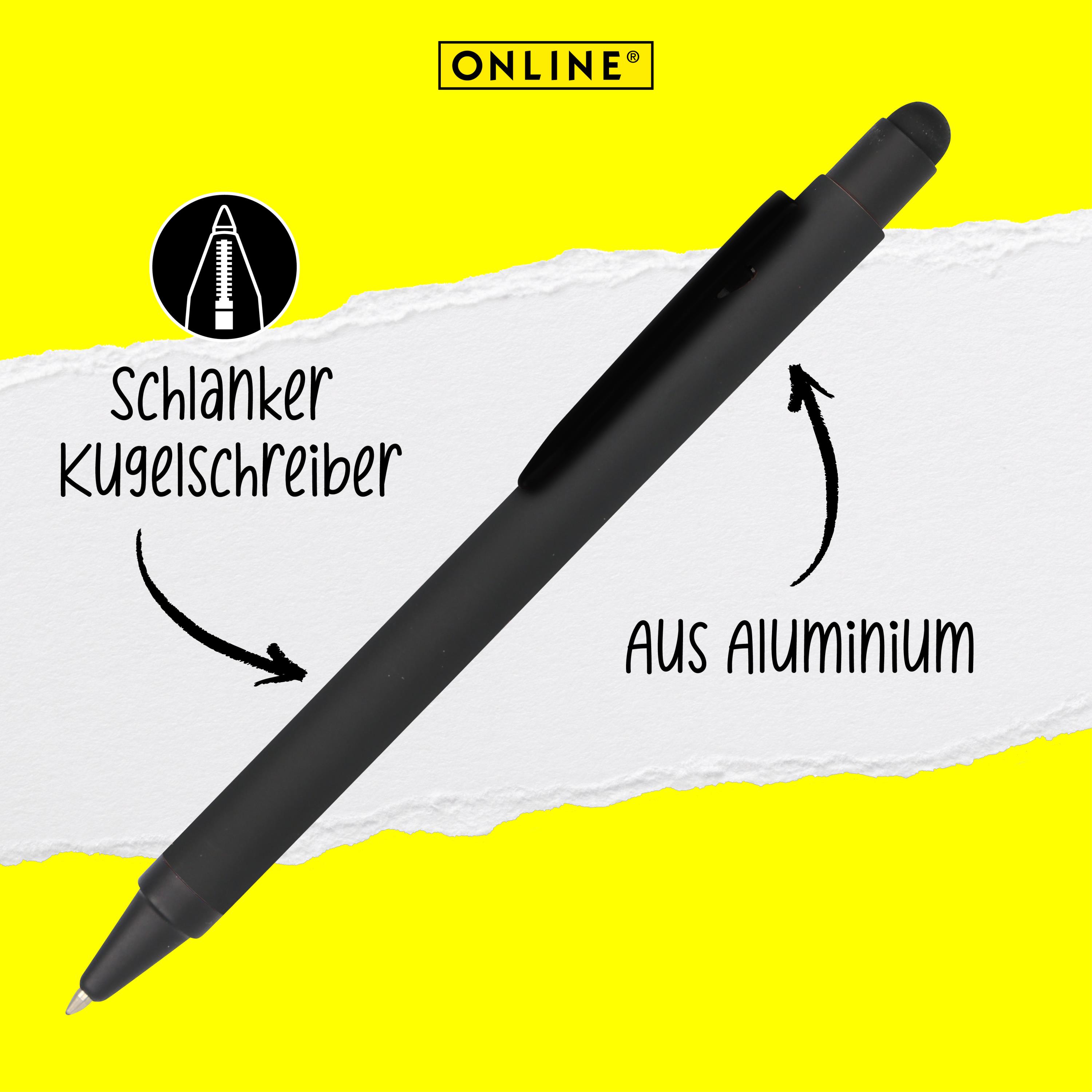 Kugelschreiber ALu Stylus Black