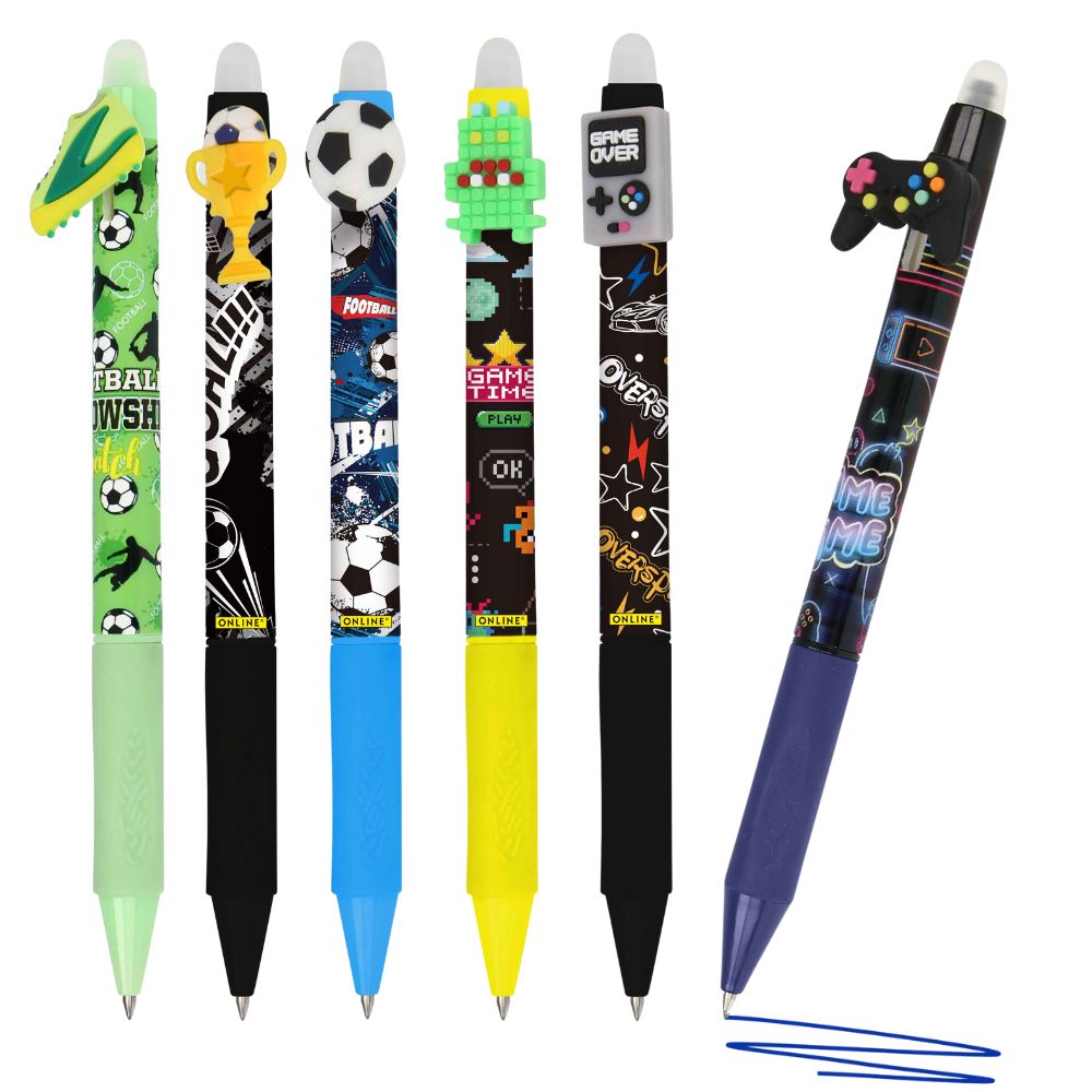 Erasable Gelpen ONLINE magiXX Fun Boys, 6 pcs.