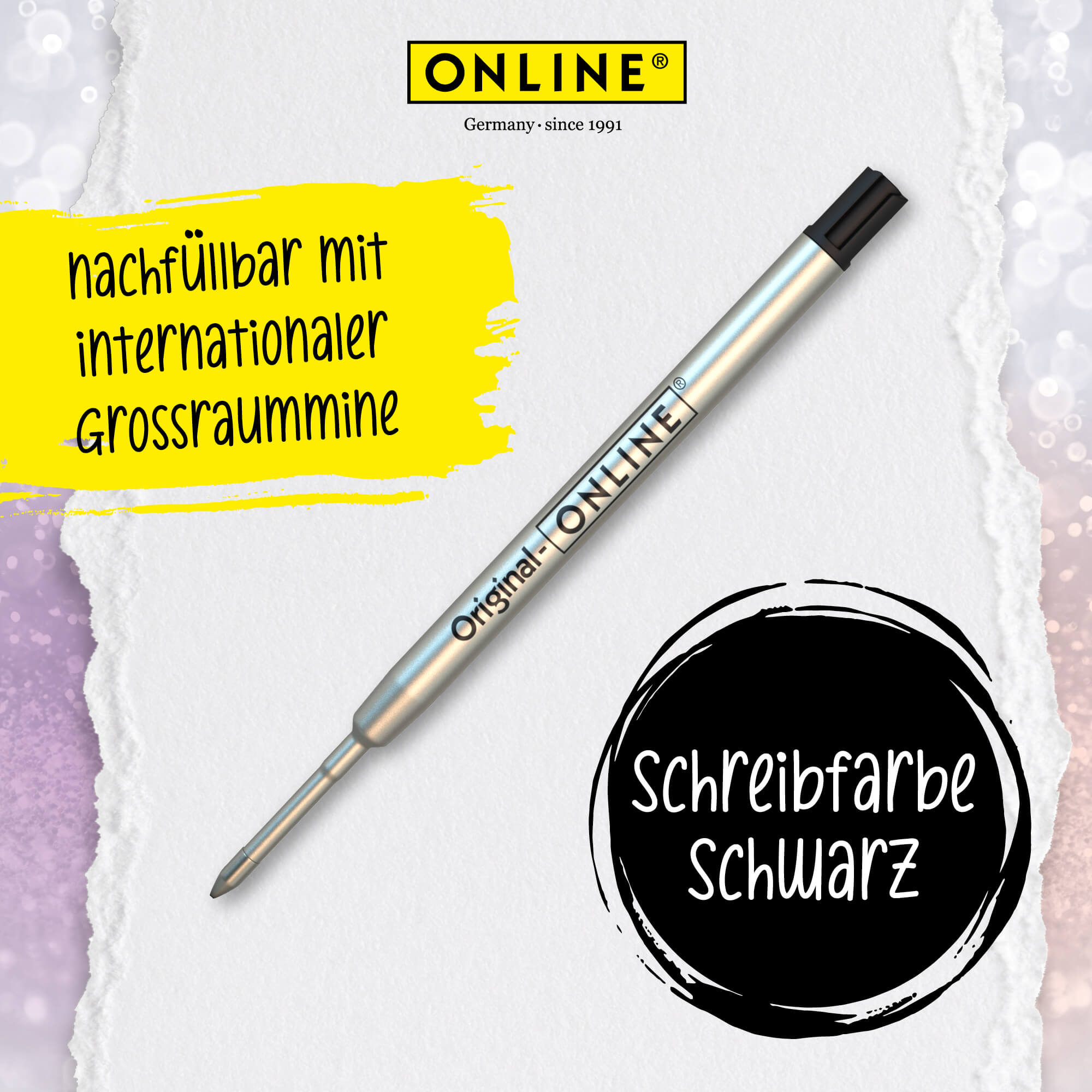 Crystal Pen Kugelschreiber mit Großraummine