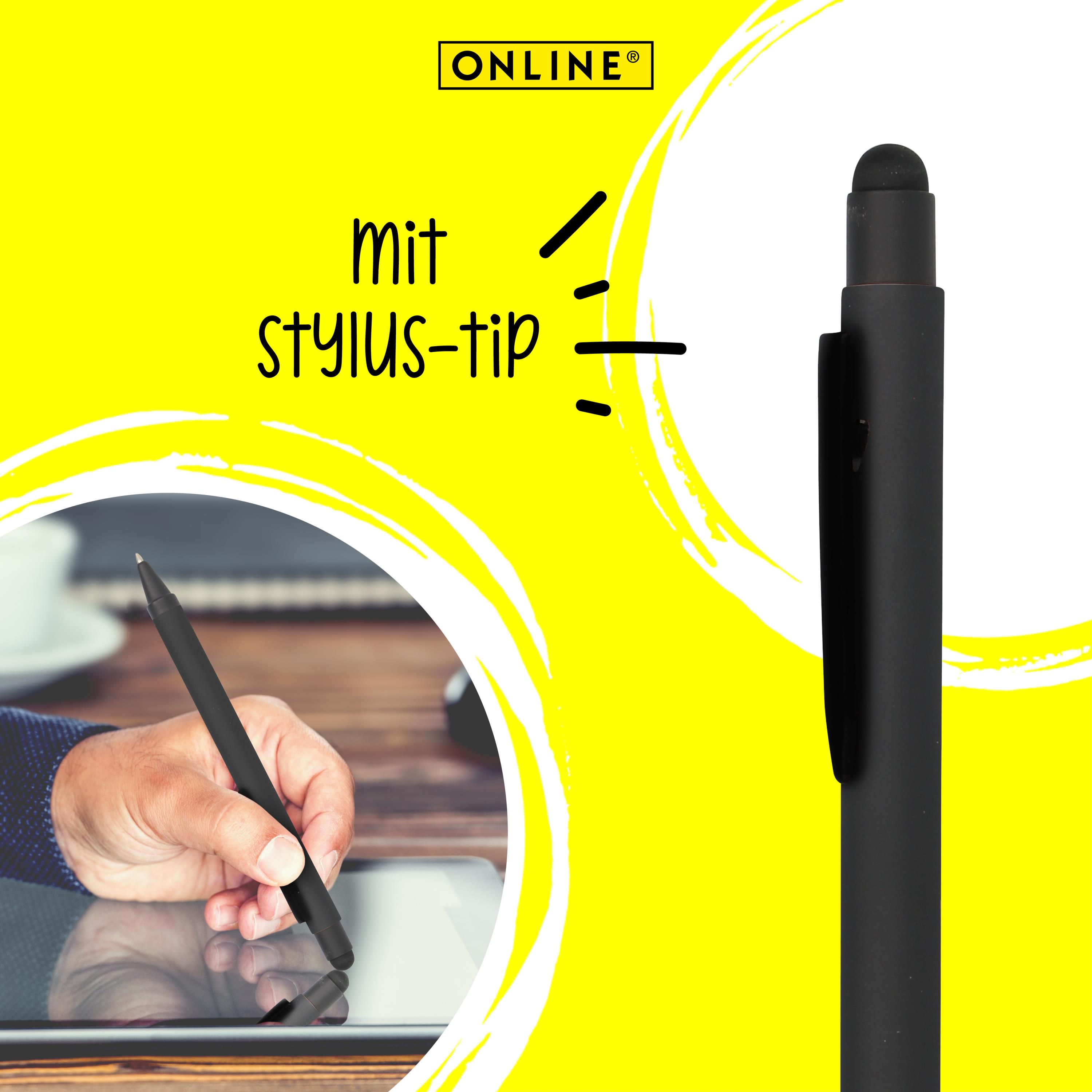 Kugelschreiber ALu Stylus Black