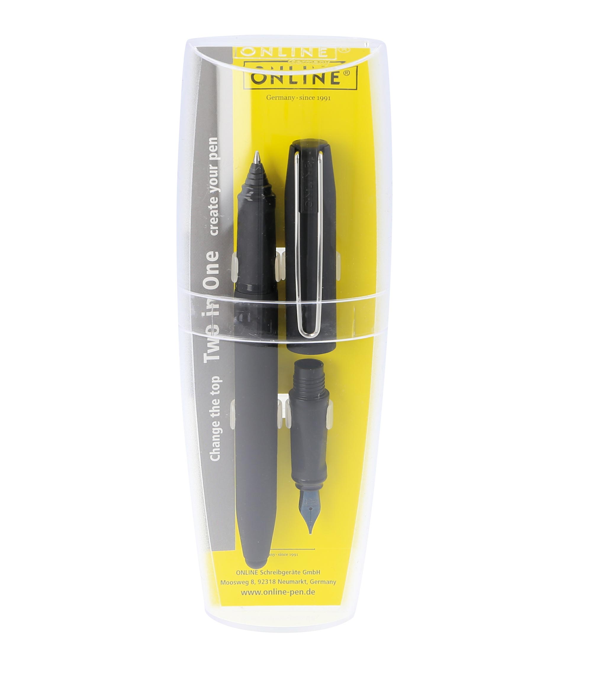 Fountain Pen & Rollerball Set Switch Plus, 2in1 Set for school