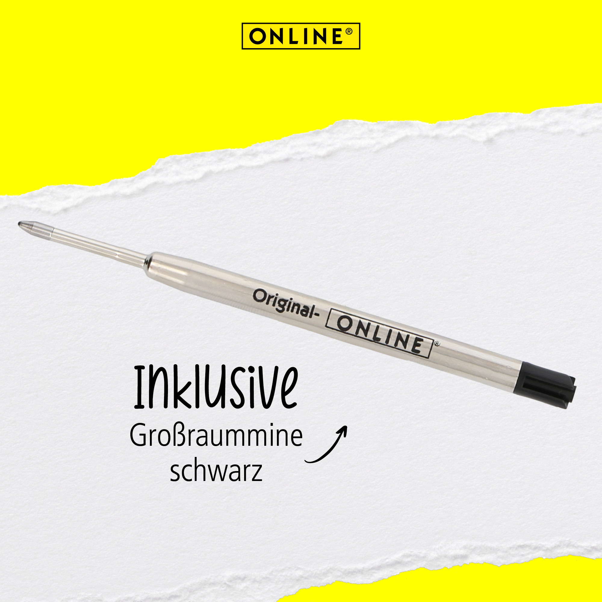 Inklusive Großraummine schwarz